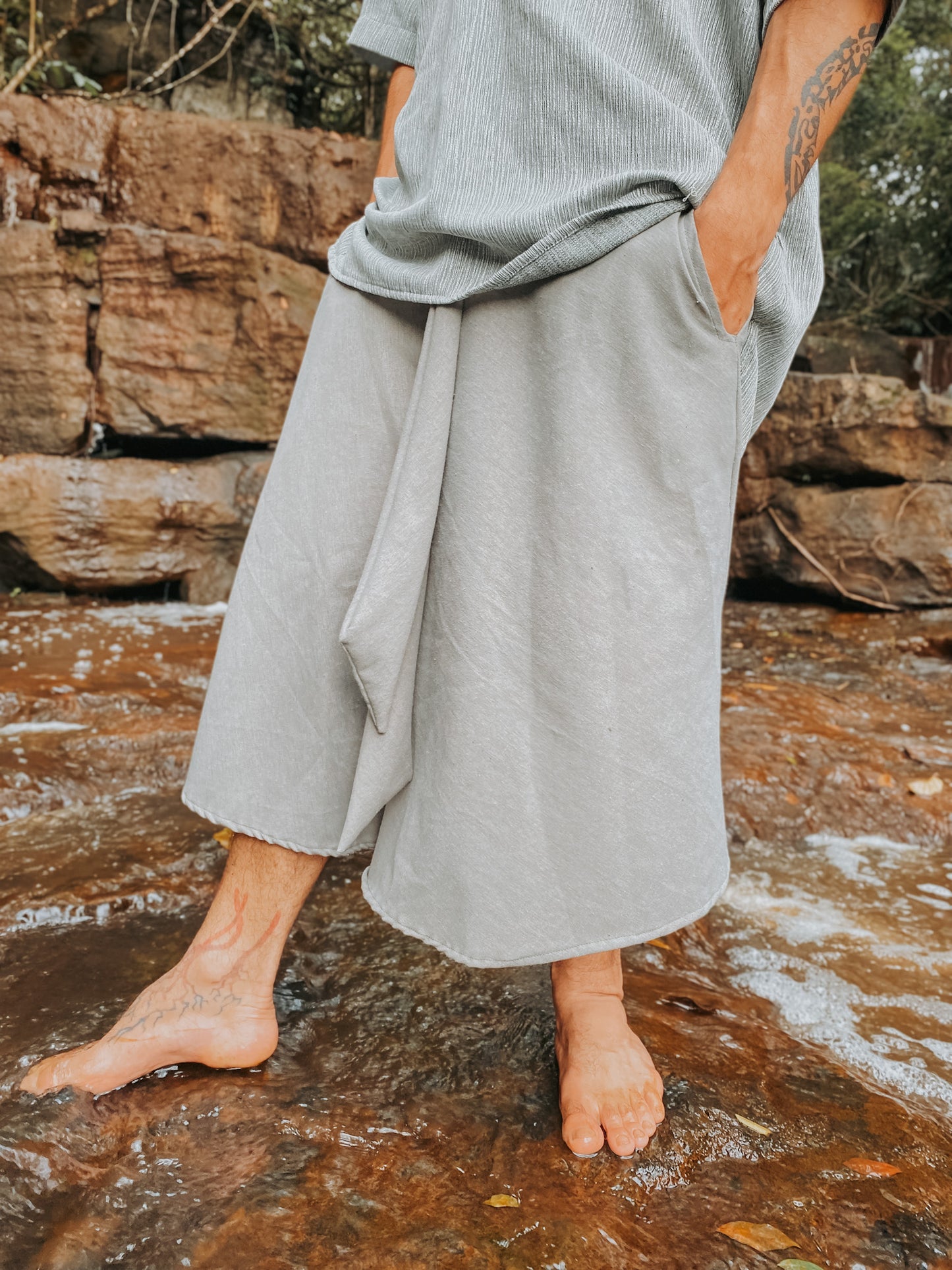 Goa Shiva Pants - Raw Linen