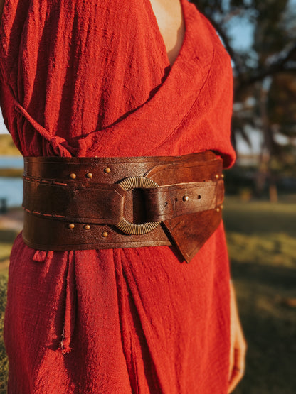 Natural Leather Belt