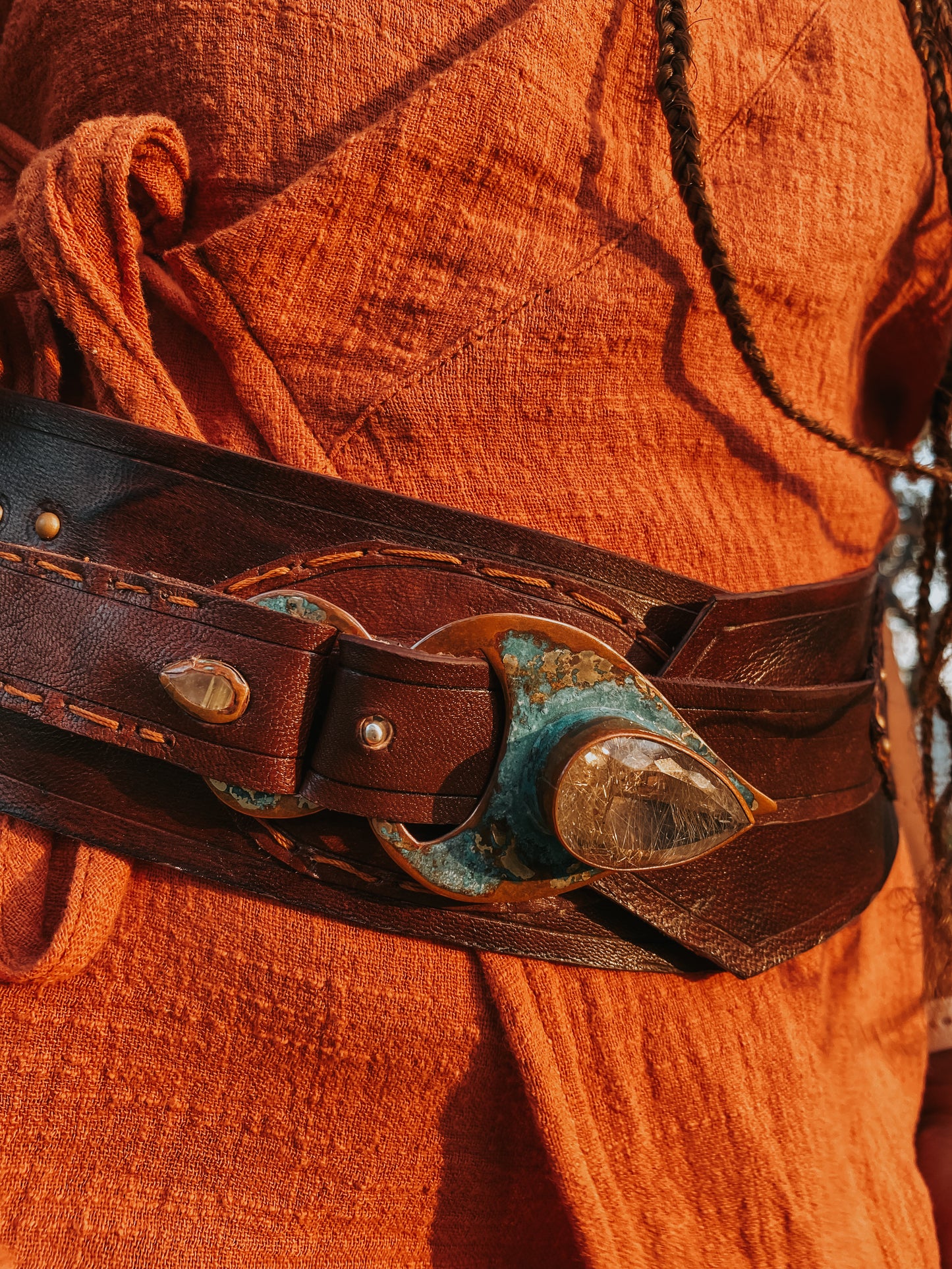 Natural Leather Belt