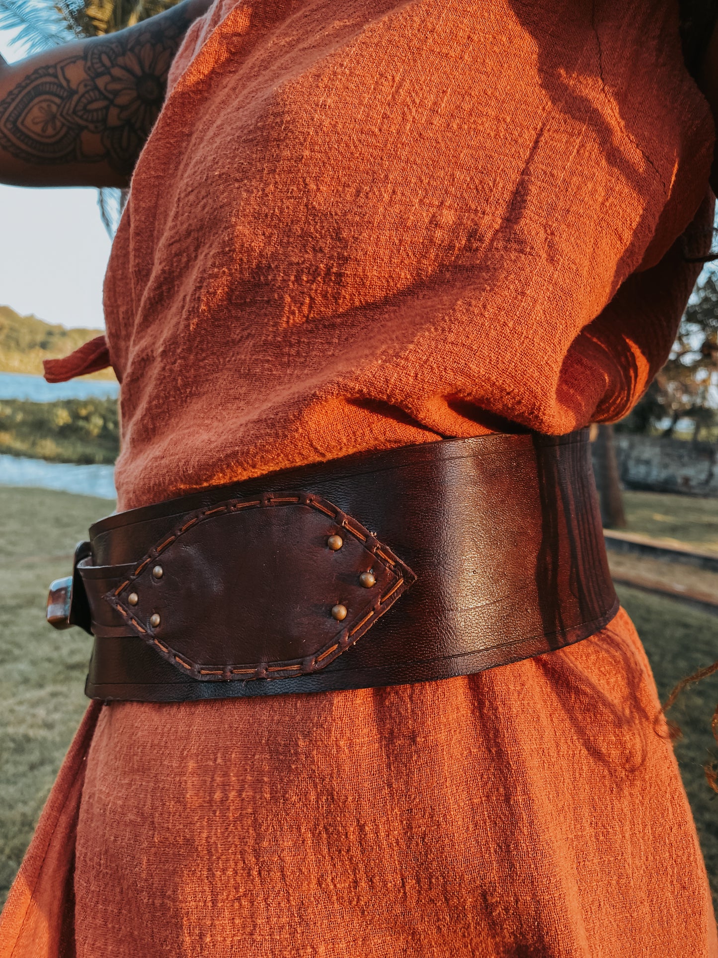 Natural Leather Belt