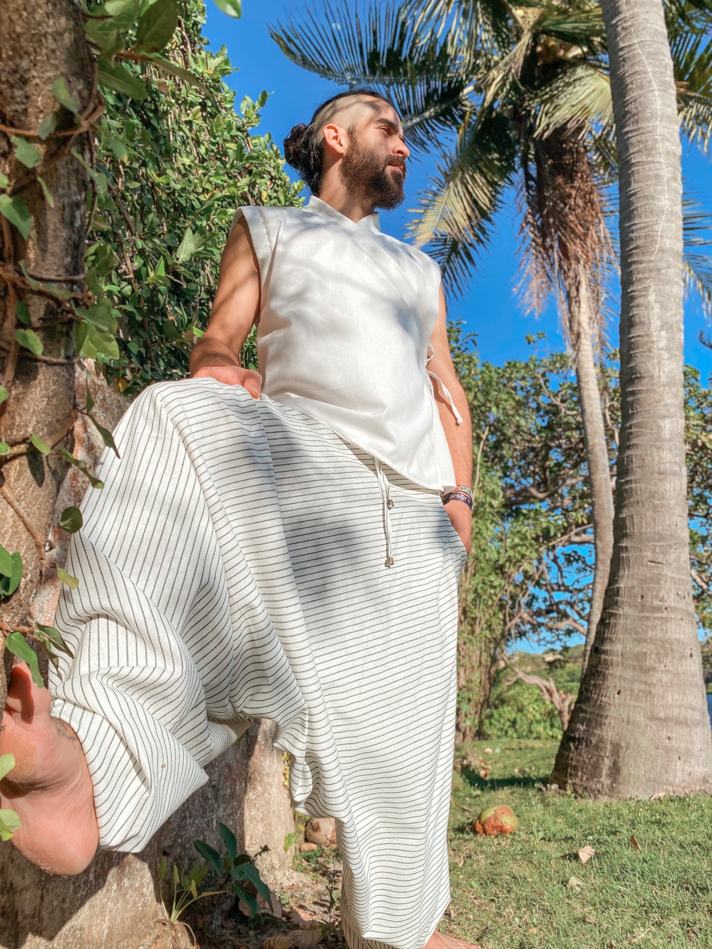 Goa Shiva Pants - Ecological Striped