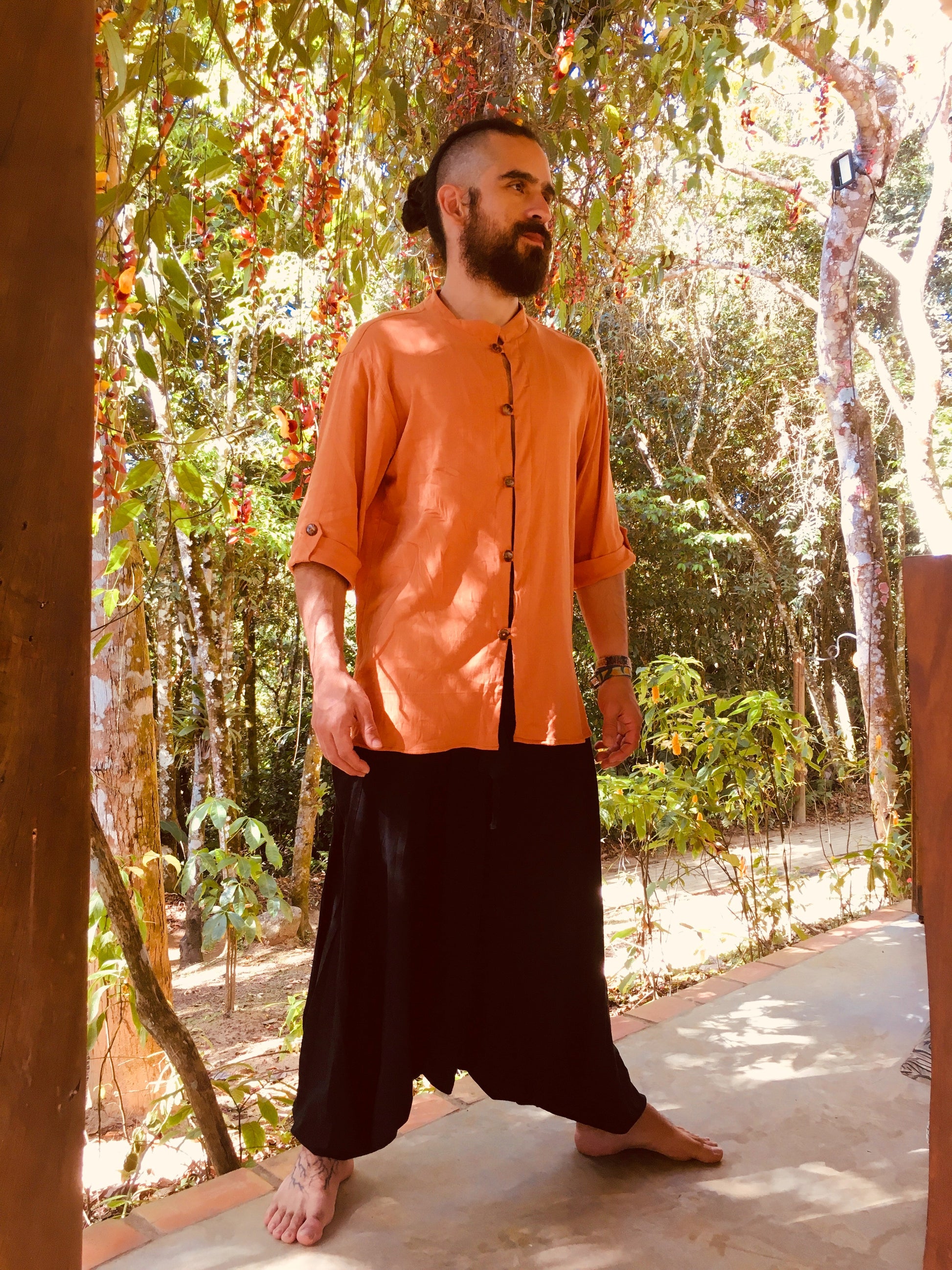 Camisa Brahma - Cinza Ecológico – Goa Nomads